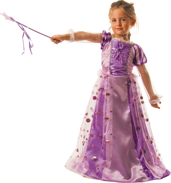 Déguisement princesse enchantée rose fille