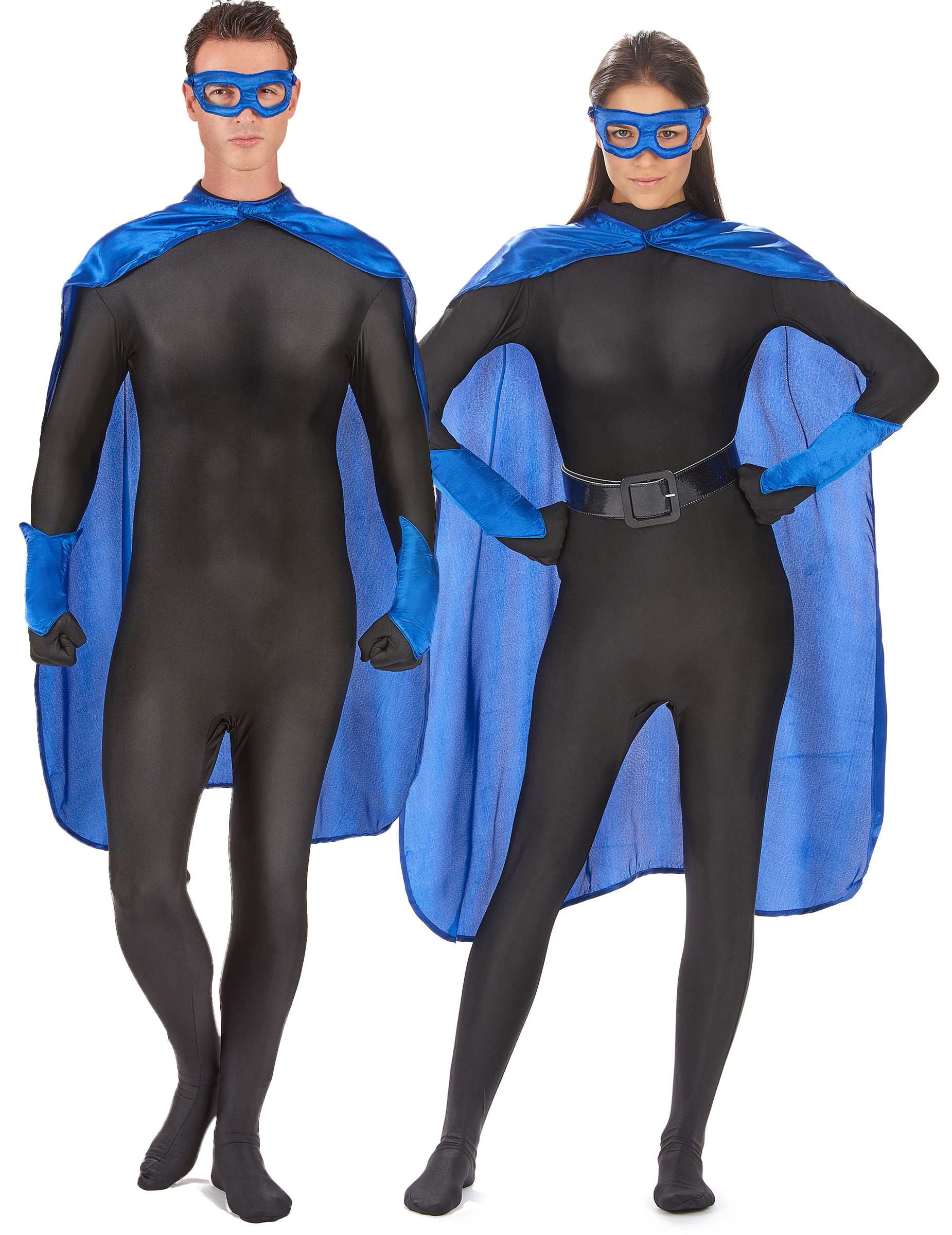 Kit super héros bleu adulte