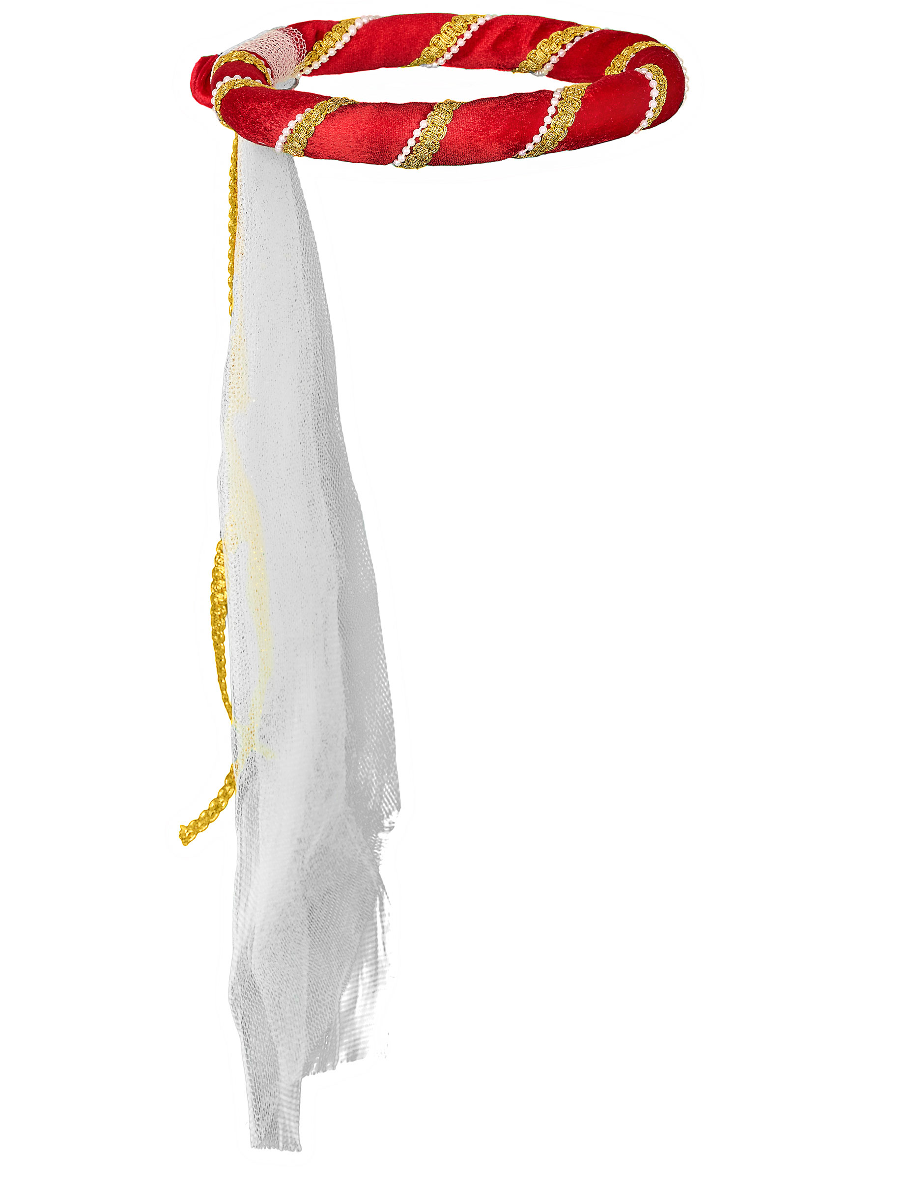 Coiffe médiévale rouge fille
