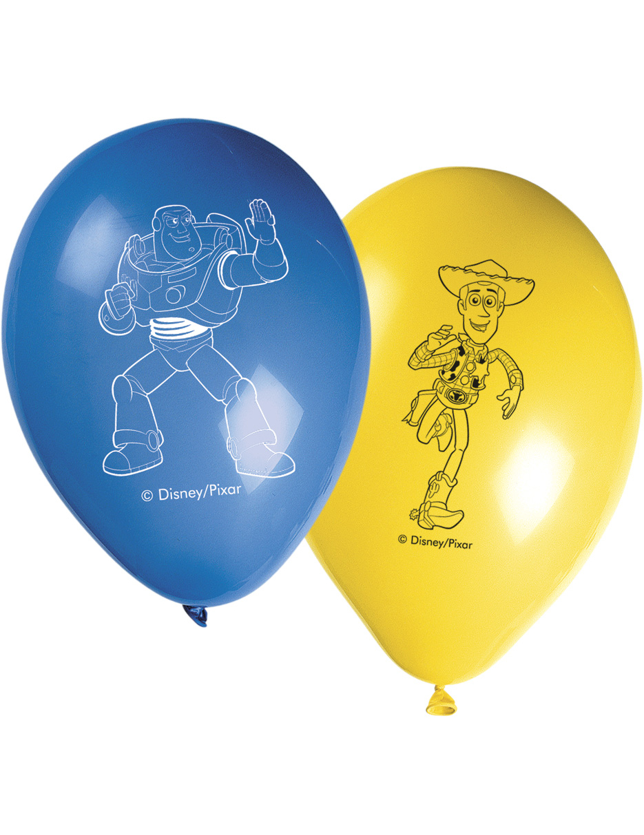 8 Ballons Imprimés Toy Story
