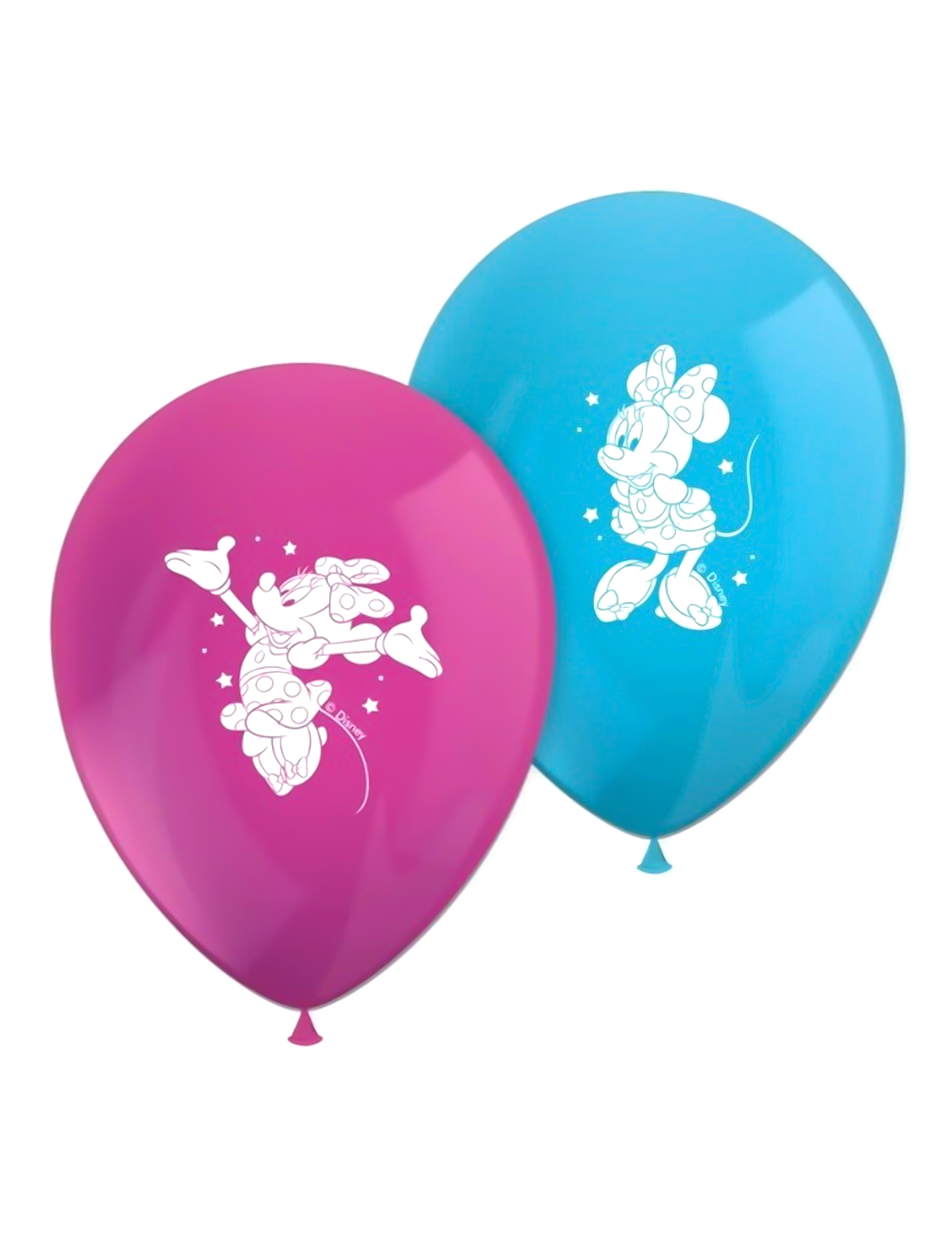 8 Ballons Imprimés Minnie  28 cm