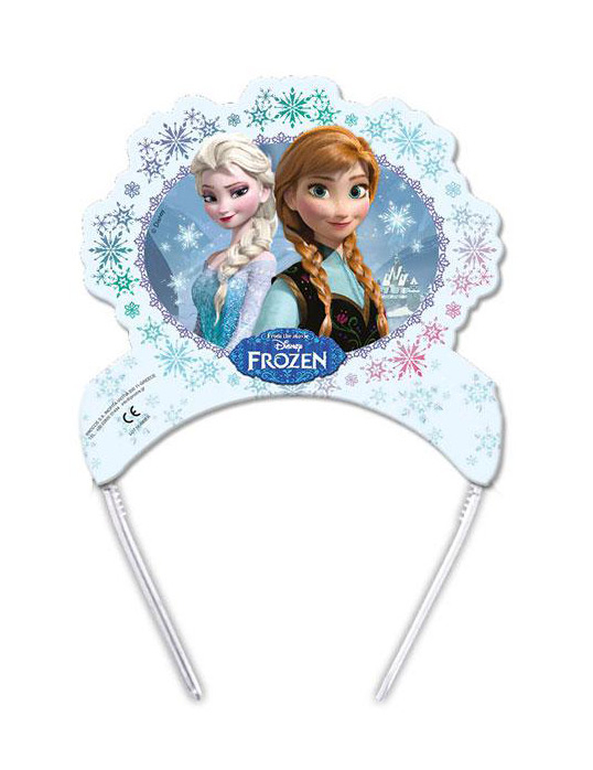 6 Diadèmes bleus La Reine Des Neiges