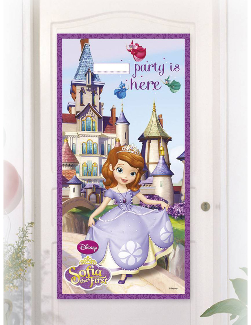 Décoration de porte Princesse Sofia