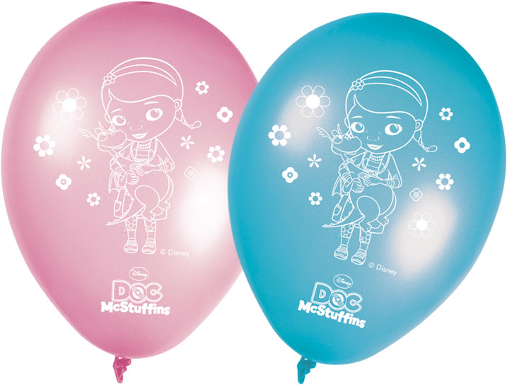 8 Ballons Docteur La Peluche