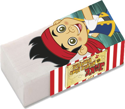 4 Gommes Jake Le Pirate