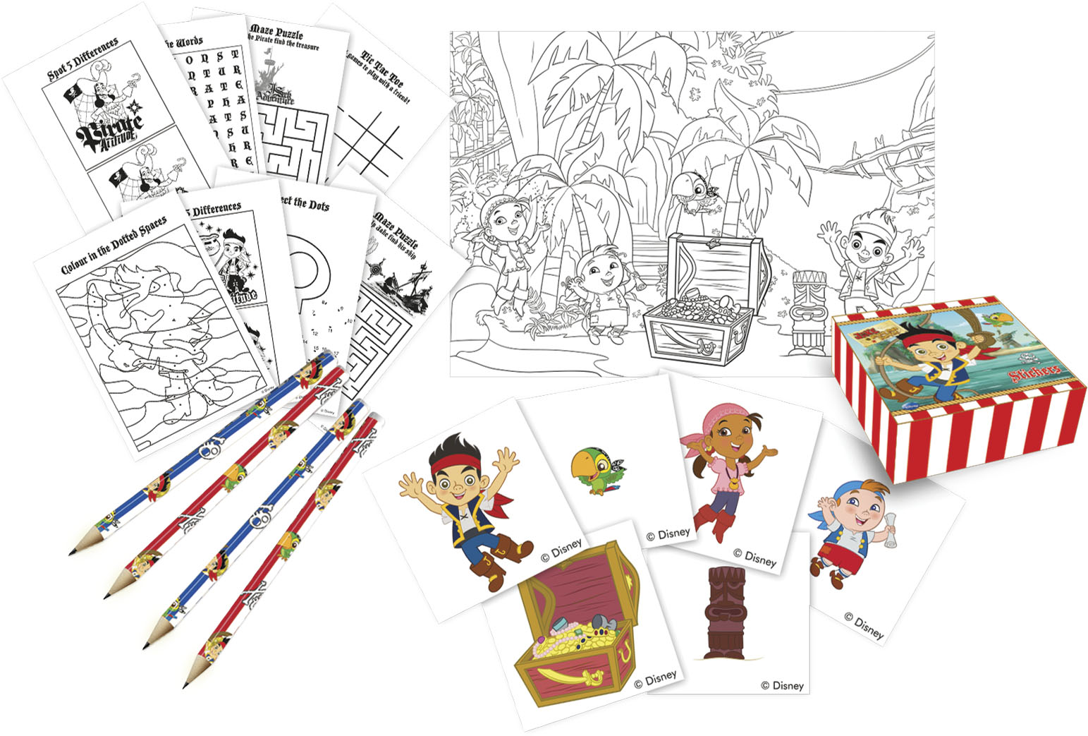 Kit dessin Jake et les Pirates