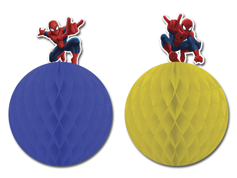 2 Décorations à suspendre Spiderman
