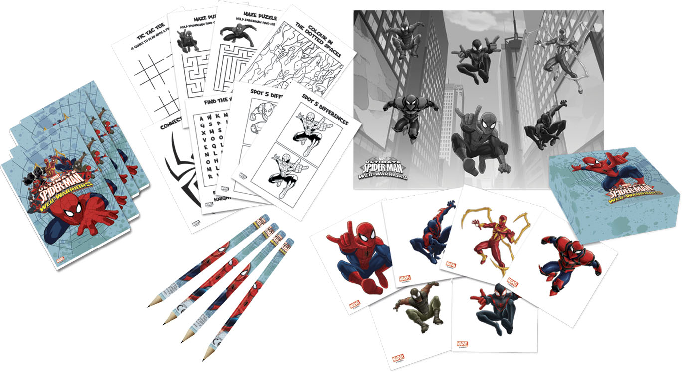 Kit dessin anniversaire Spiderman