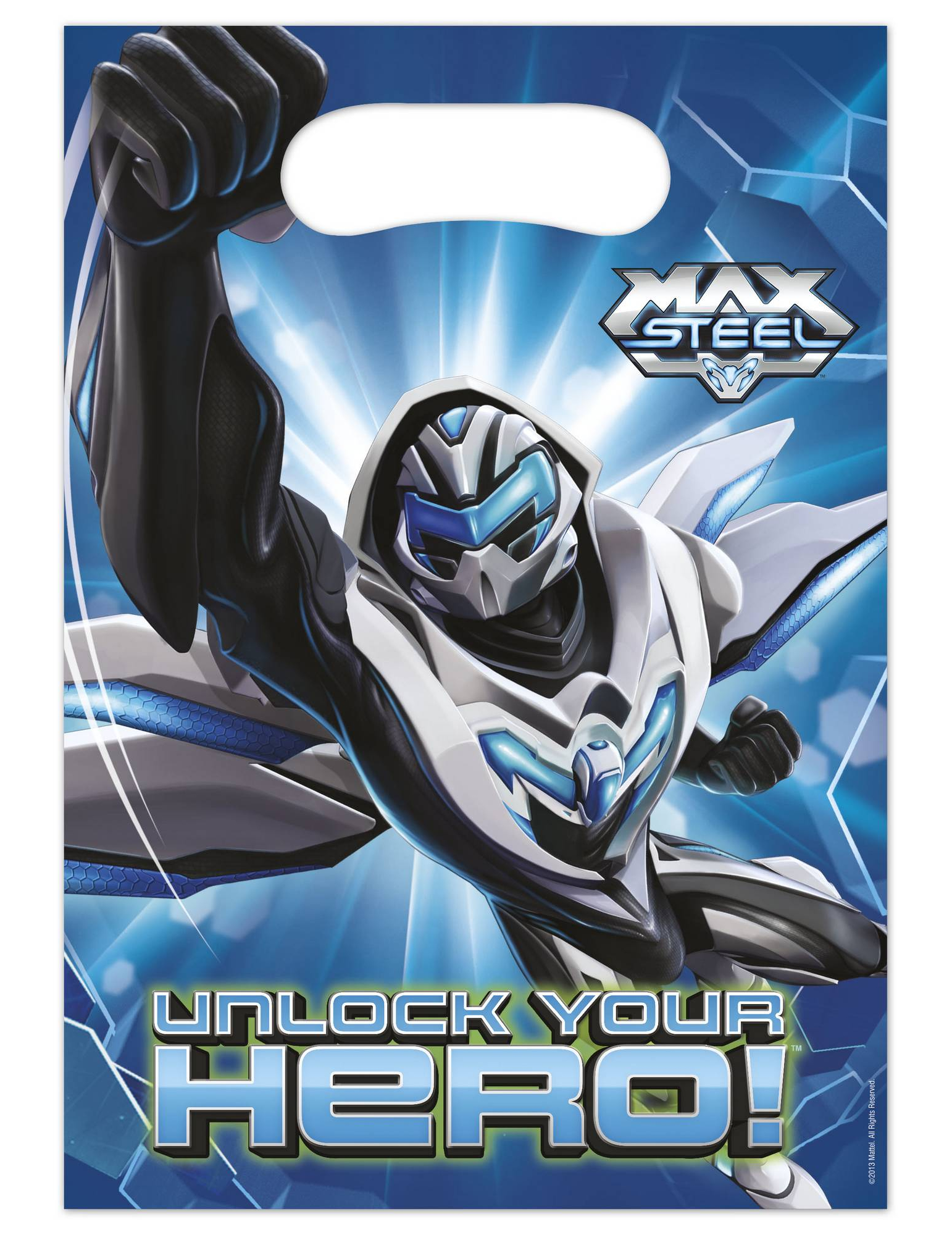 6 Sacs cadeaux Max Steel