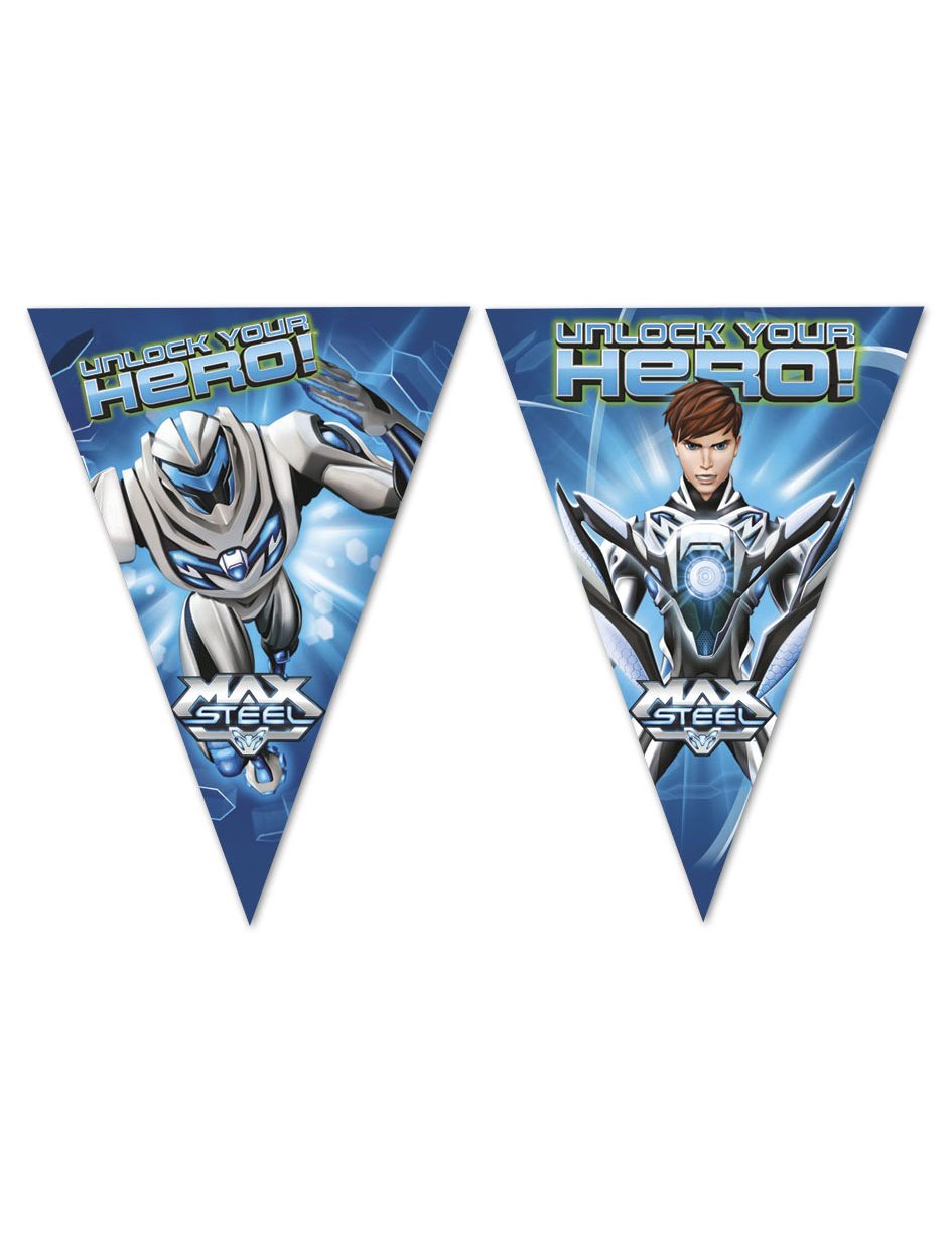Guirlande Fanions triangle Max Steel