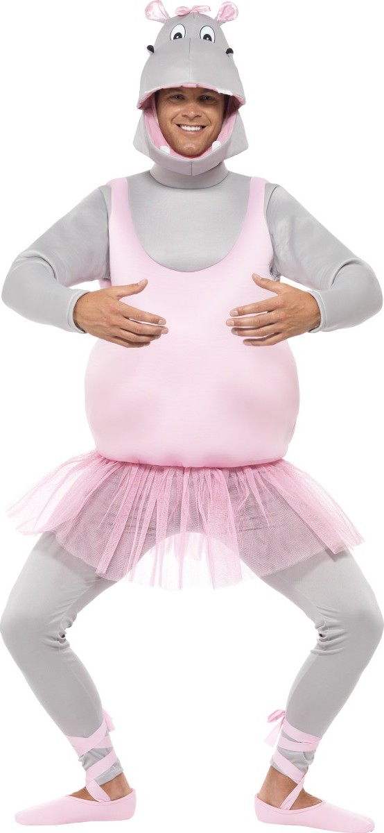 Déguisement hippopotame ballerine adulte