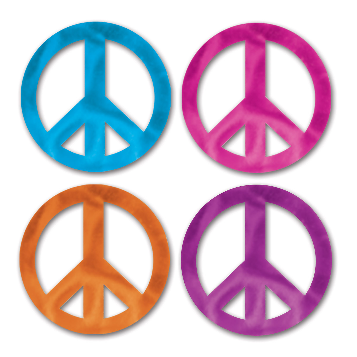 8 Mini décorations Peace