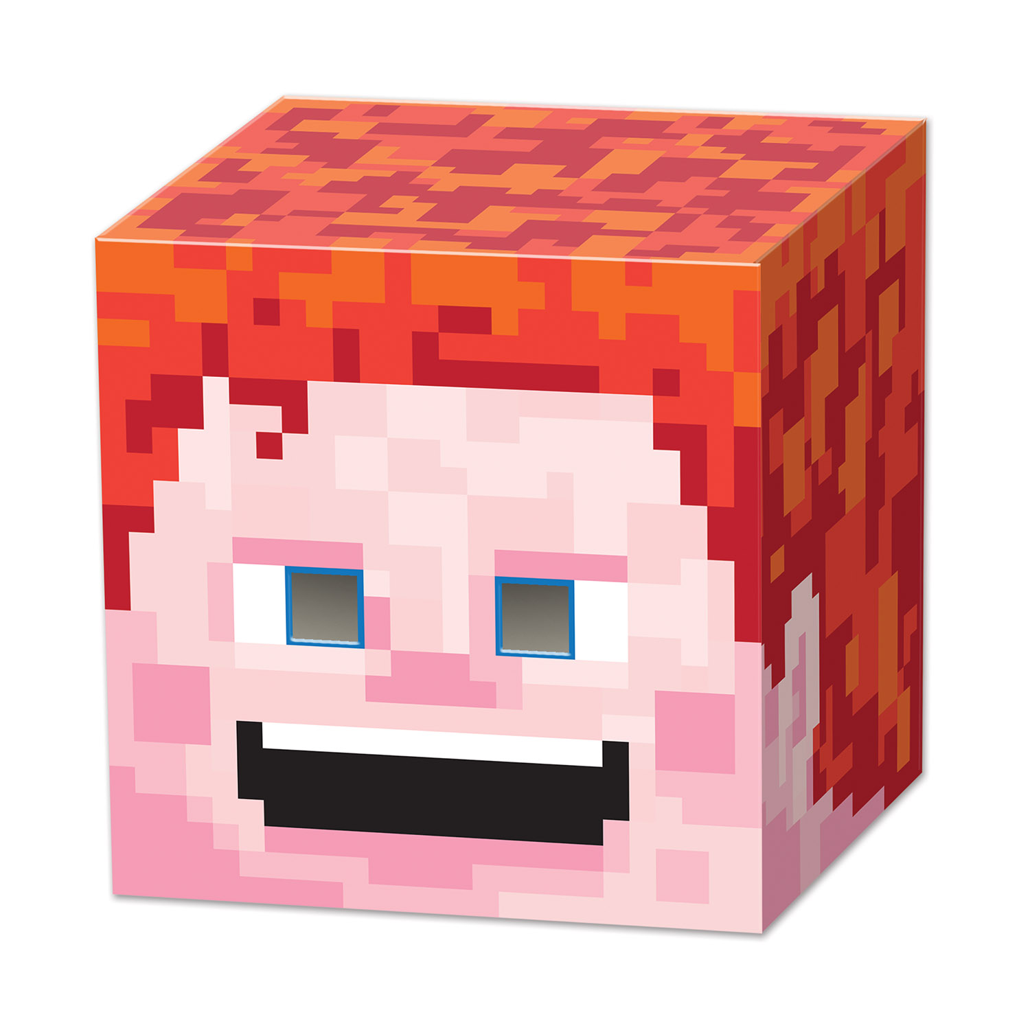 Masque Cube personnage 8-Bit Années 80's