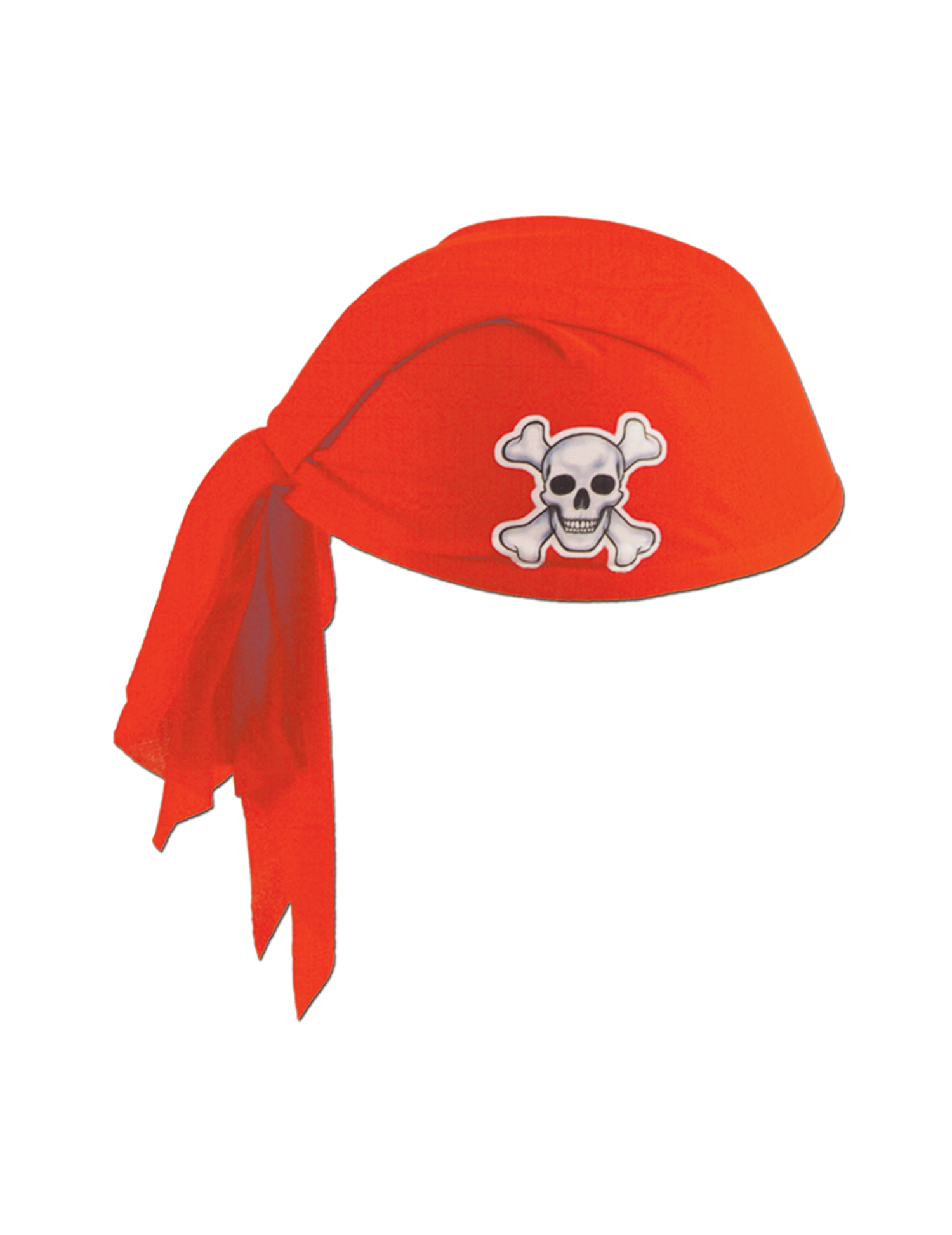 Chapeau bandana rouge pirate adulte