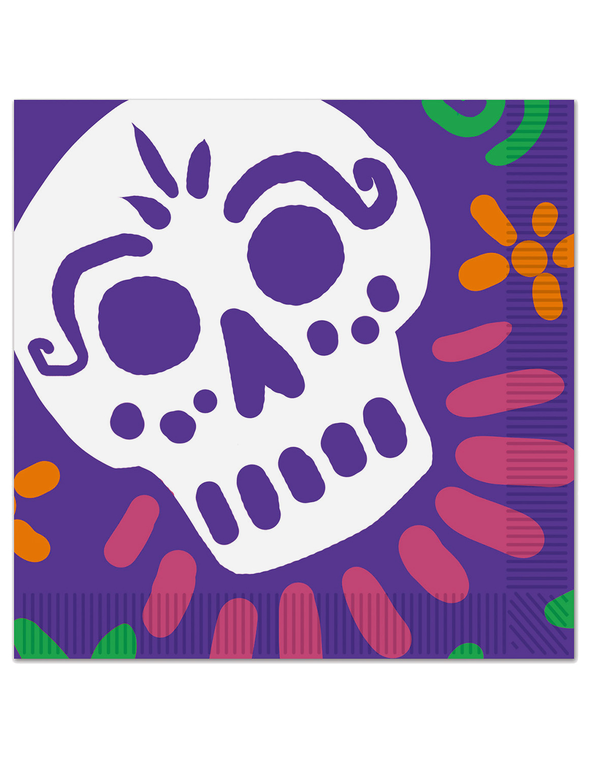 16 Serviettes en papier Dia de los Muertos