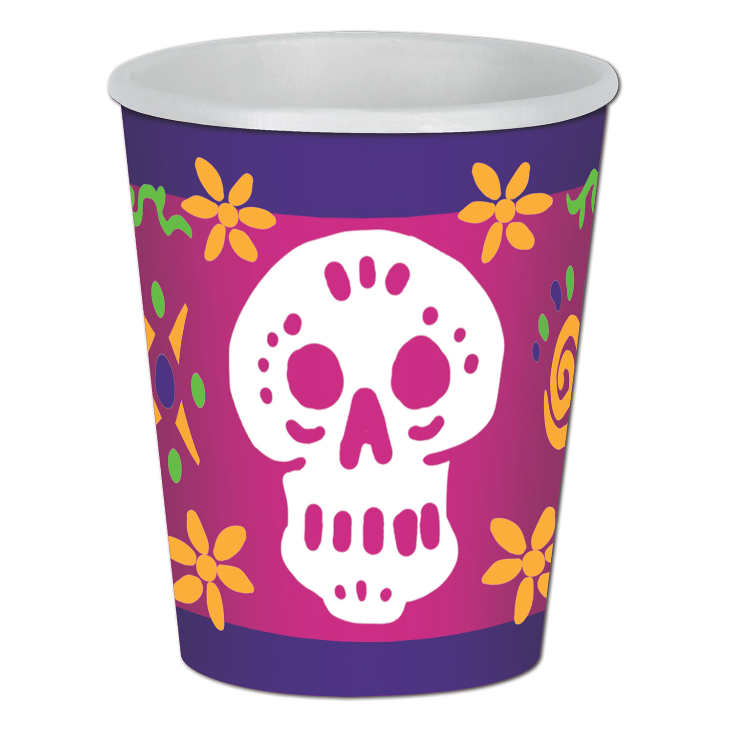 8 Gobelets 266ml Dia de los Muertos