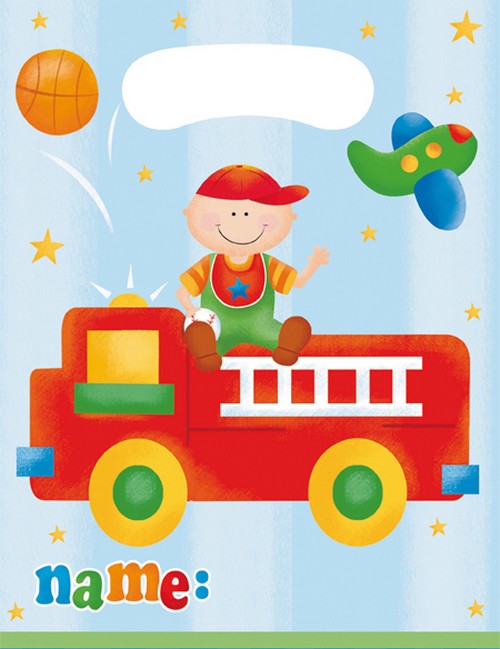 8 sacs Petit camion 1er anniversaire