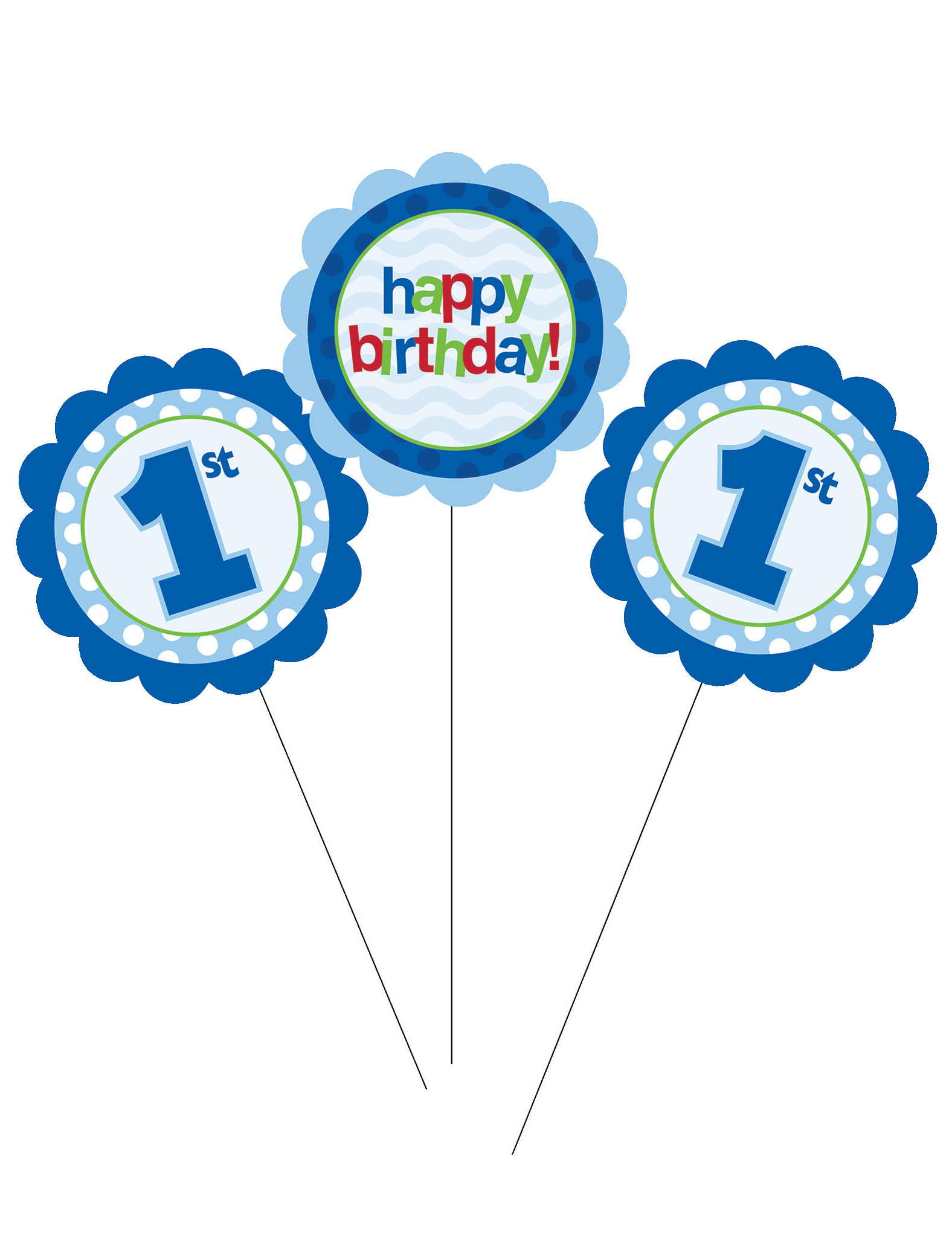 3 Pics Petit camion 1er anniversaire