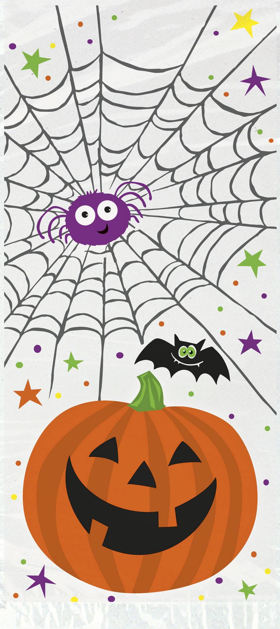 20 Sacs cadeaux en plastique Petite Citrouille Halloween