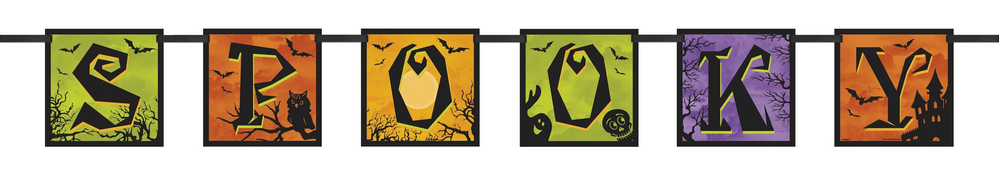 Bannière Spooky Halloween