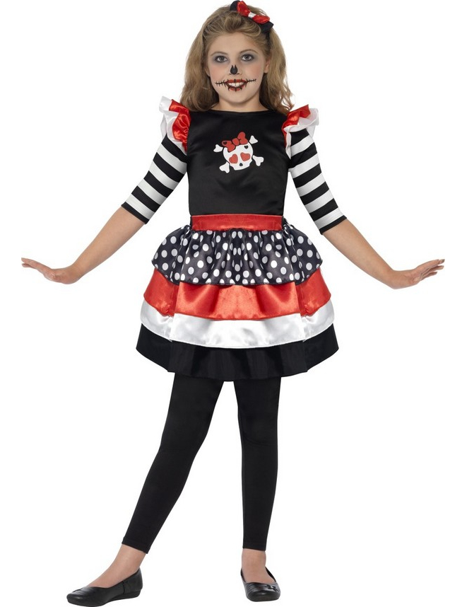 Déguisement squelette pirate fille Halloween