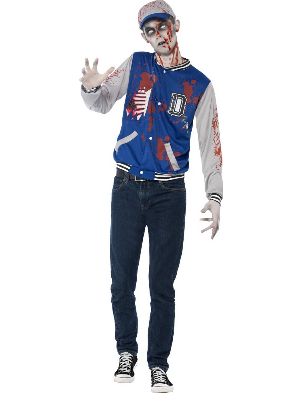 Déguisement zombie sportif adolescent Halloween