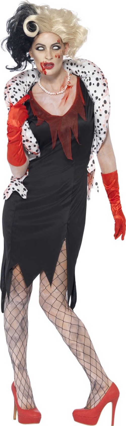 Déguisement zombie dame cruelle femme Halloween