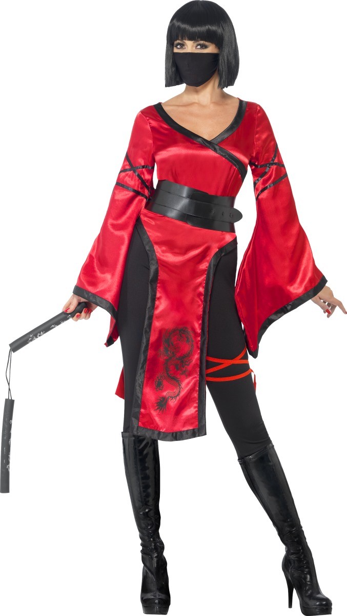 Déguisement guerrière ninja femme