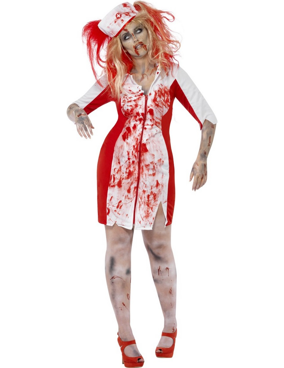 Déguisement zombie infirmière femme Halloween