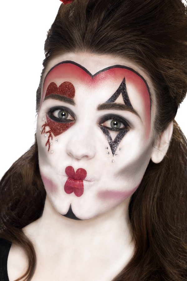 Kit maquillage reine de coeur adulte