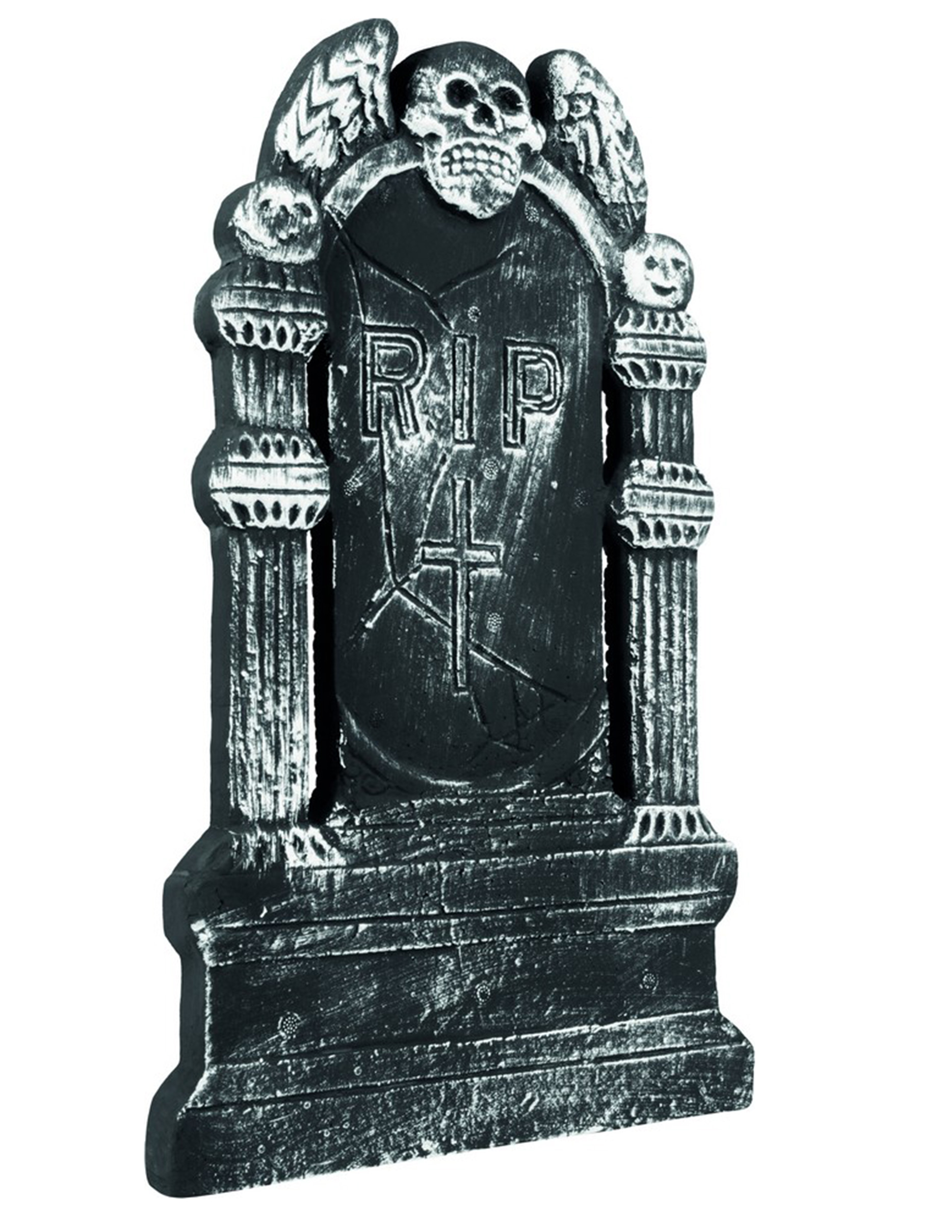 Décoration tombe squelette Halloween 50 x 30 cm