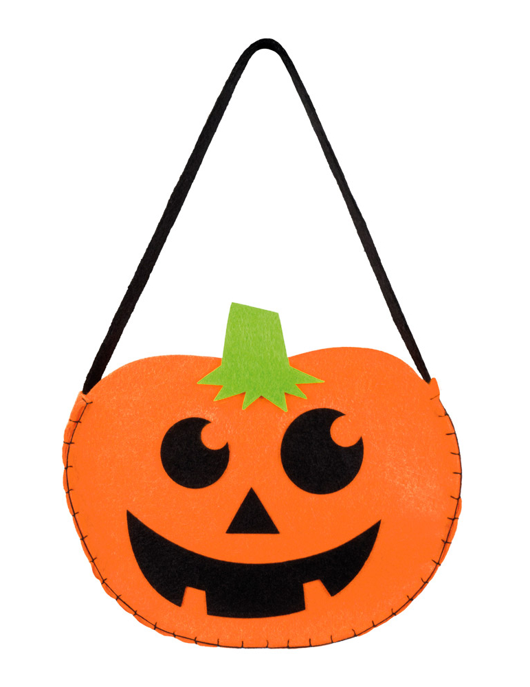 Sac citrouille souriante Halloween