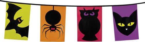 Guirlande colorée 6 m Halloween