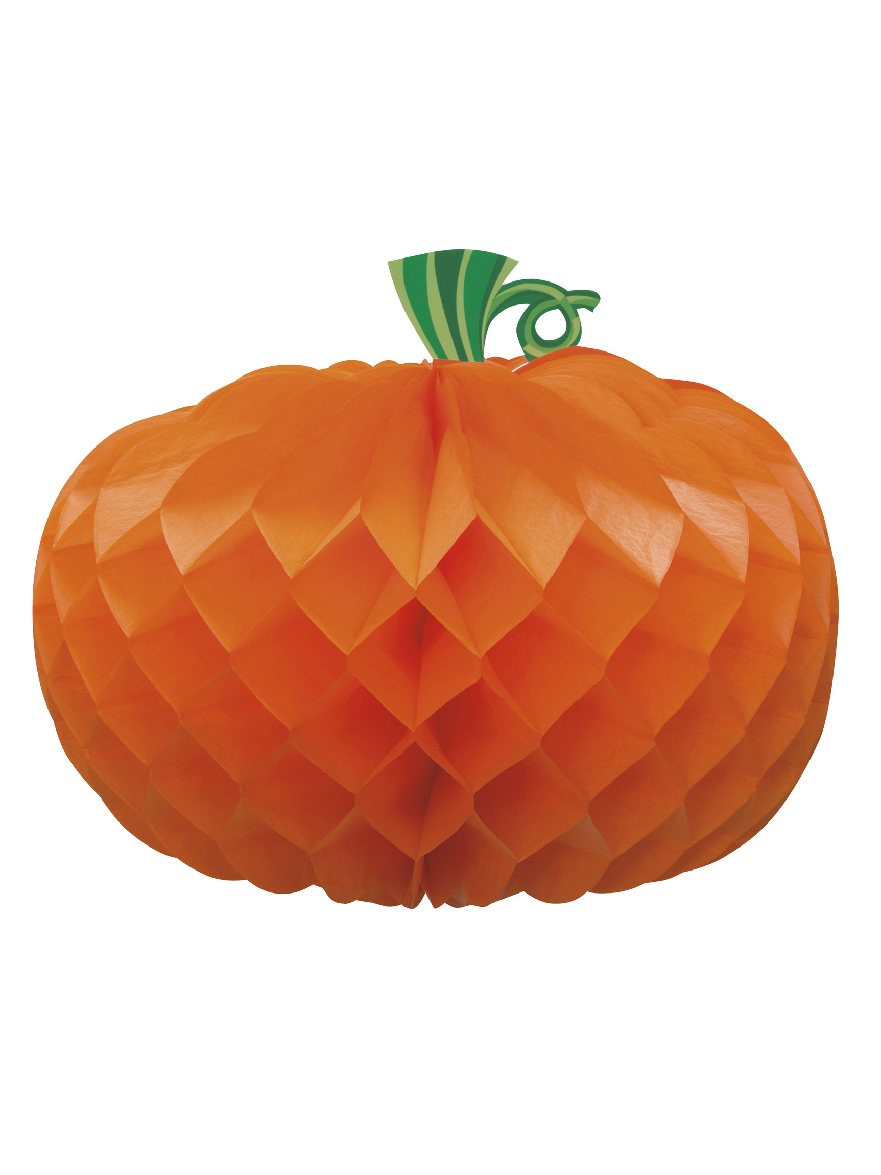 Centre de table papier Citrouille Halloween