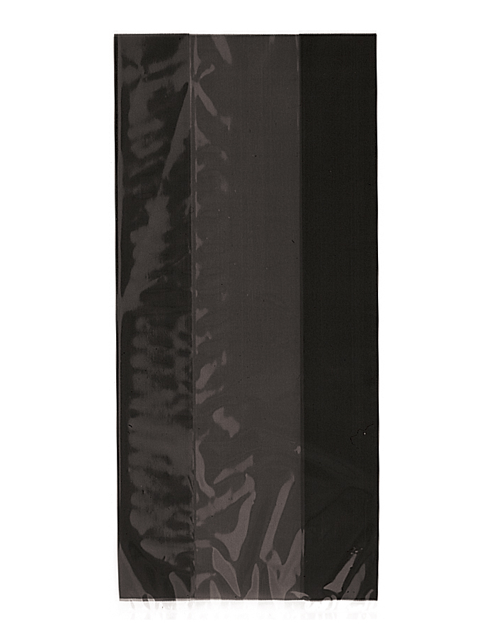 30 Sacs cadeaux en plastique noirs 13 x 28 cm