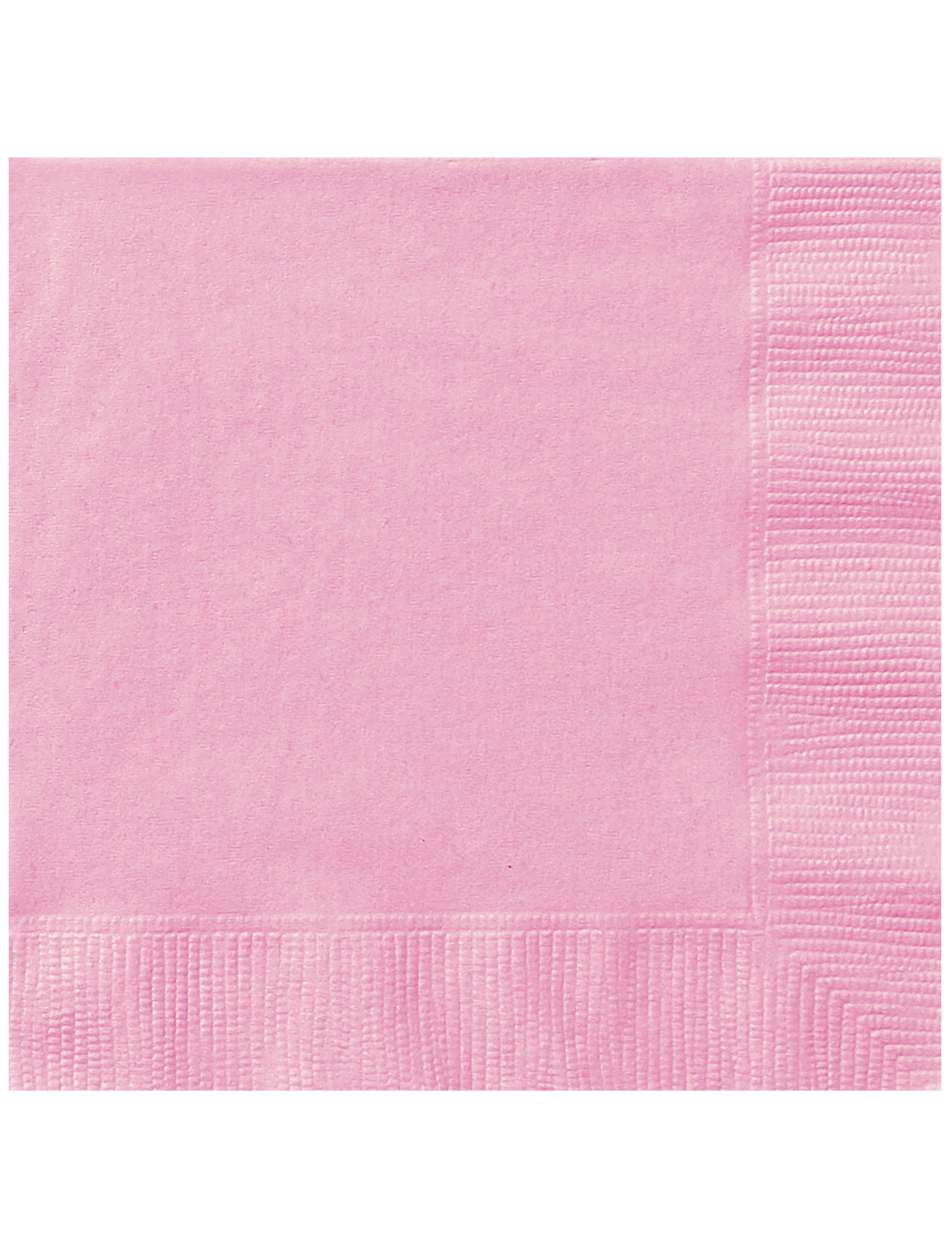 20 serviettes en papier roses clair 33 x 33 cm unies effet pastel