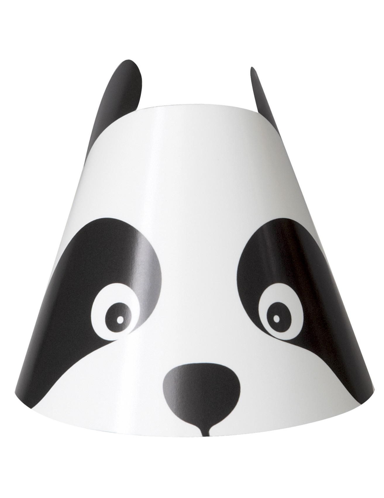 8 Chapeaux en carton Anniversaire Panda