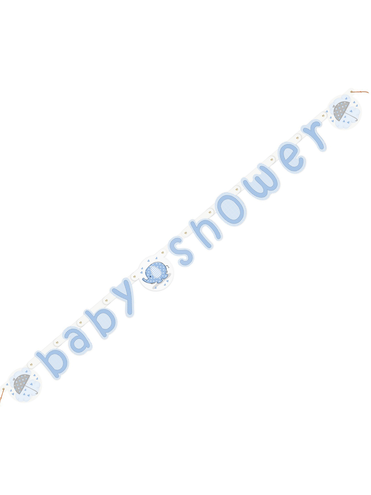 Bannière Baby Shower Elephant Bleu
