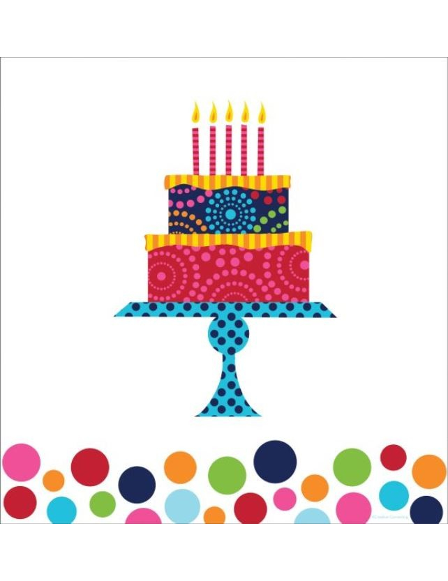 Nappe plastique Gâteau d'anniversaire 137 X 274 cm