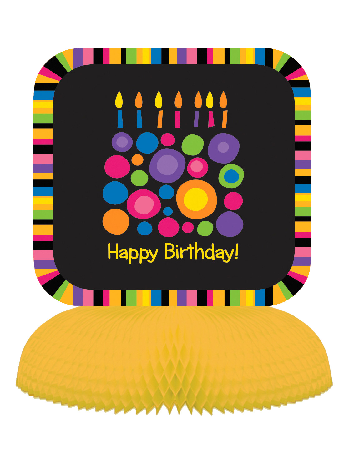 Centre de table Bougies d'anniversaire
