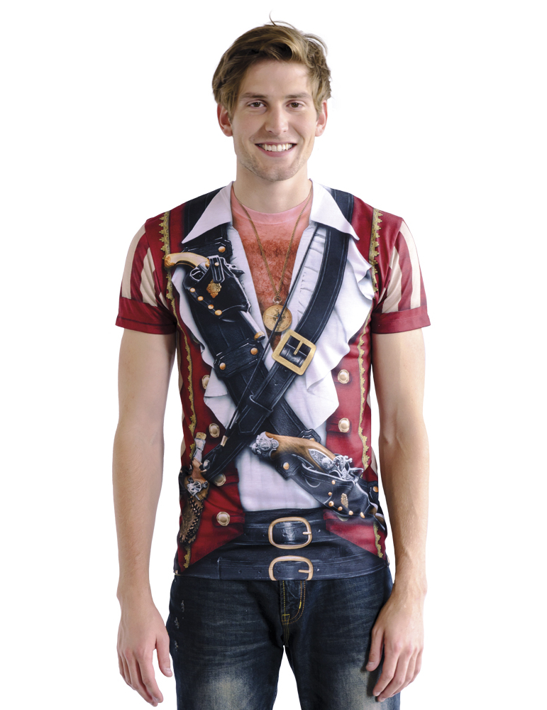 T-shirt pirate adulte