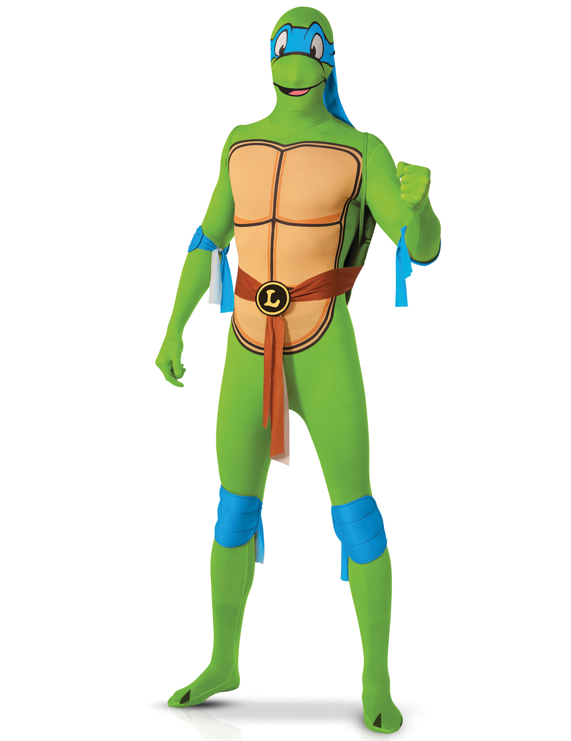 Déguisement seconde peau Leonardo Tortues Ninja adulte
