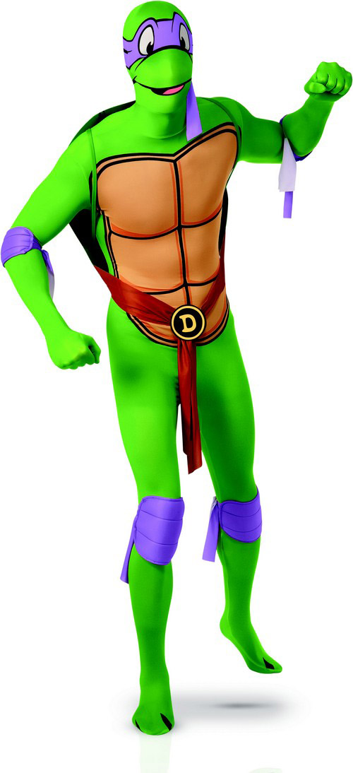 Déguisement seconde peau Donatello Tortues Ninja adulte