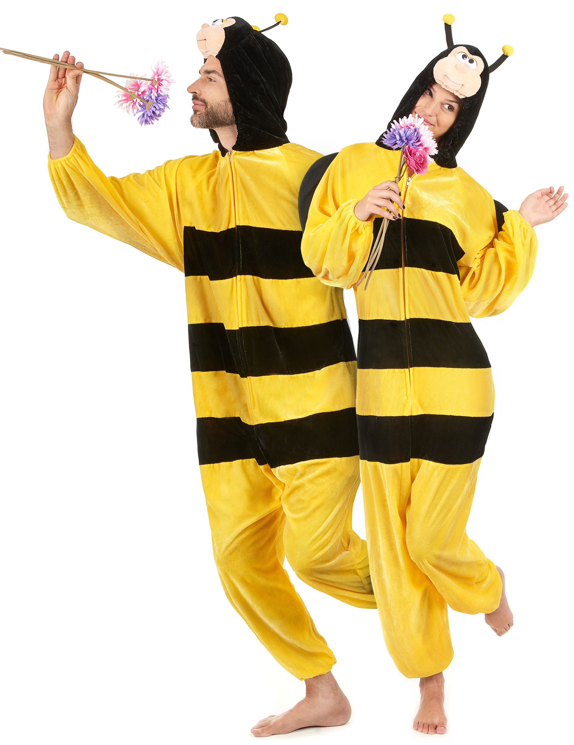 Déguisement abeille avec ailes adulte