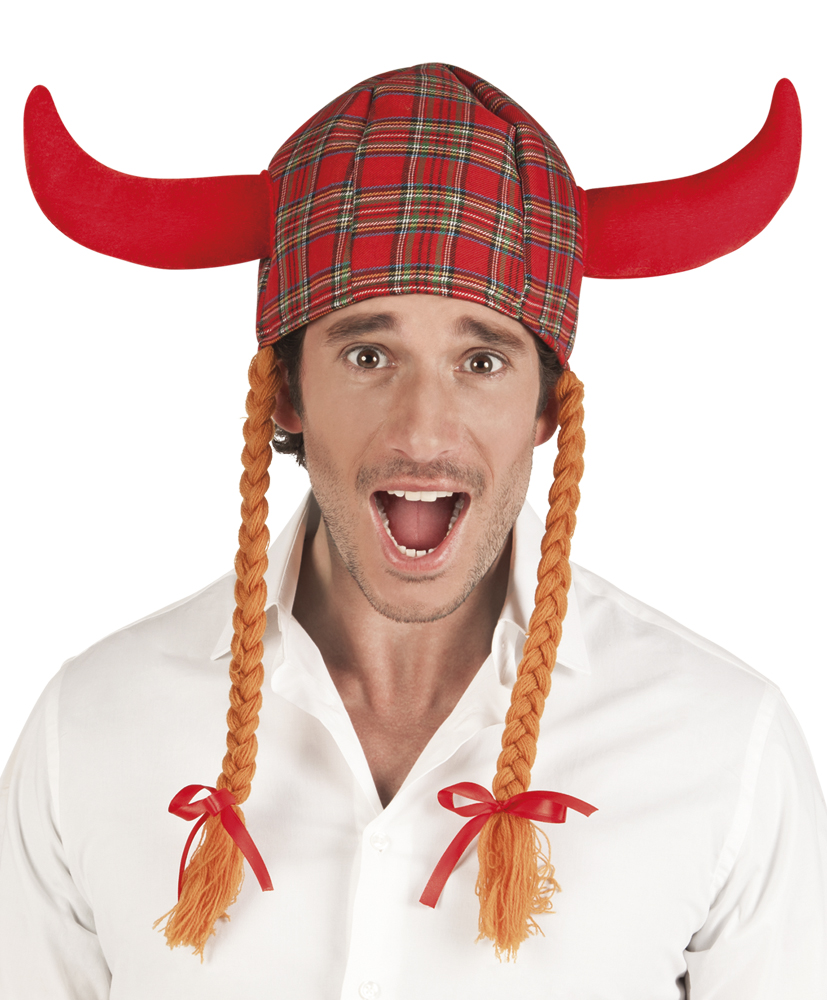 Chapeau écossais viking adulte