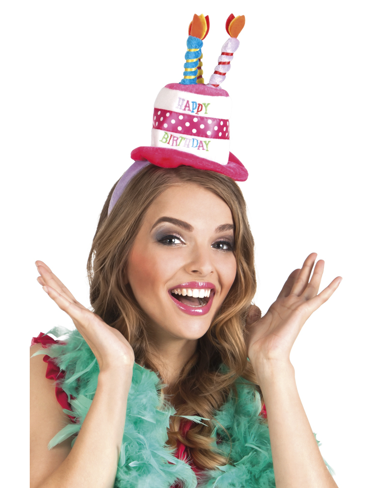 Serre-tête chapeau anniversaire adulte