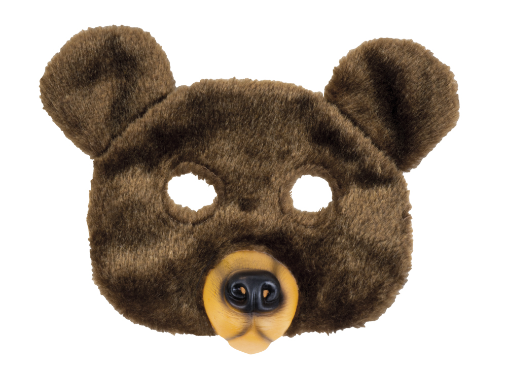 Masque ours brun adulte