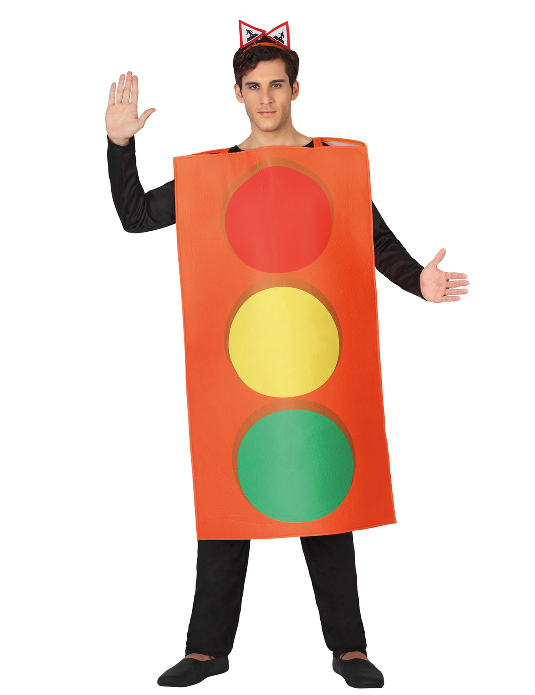 Déguisement feu tricolore homme
