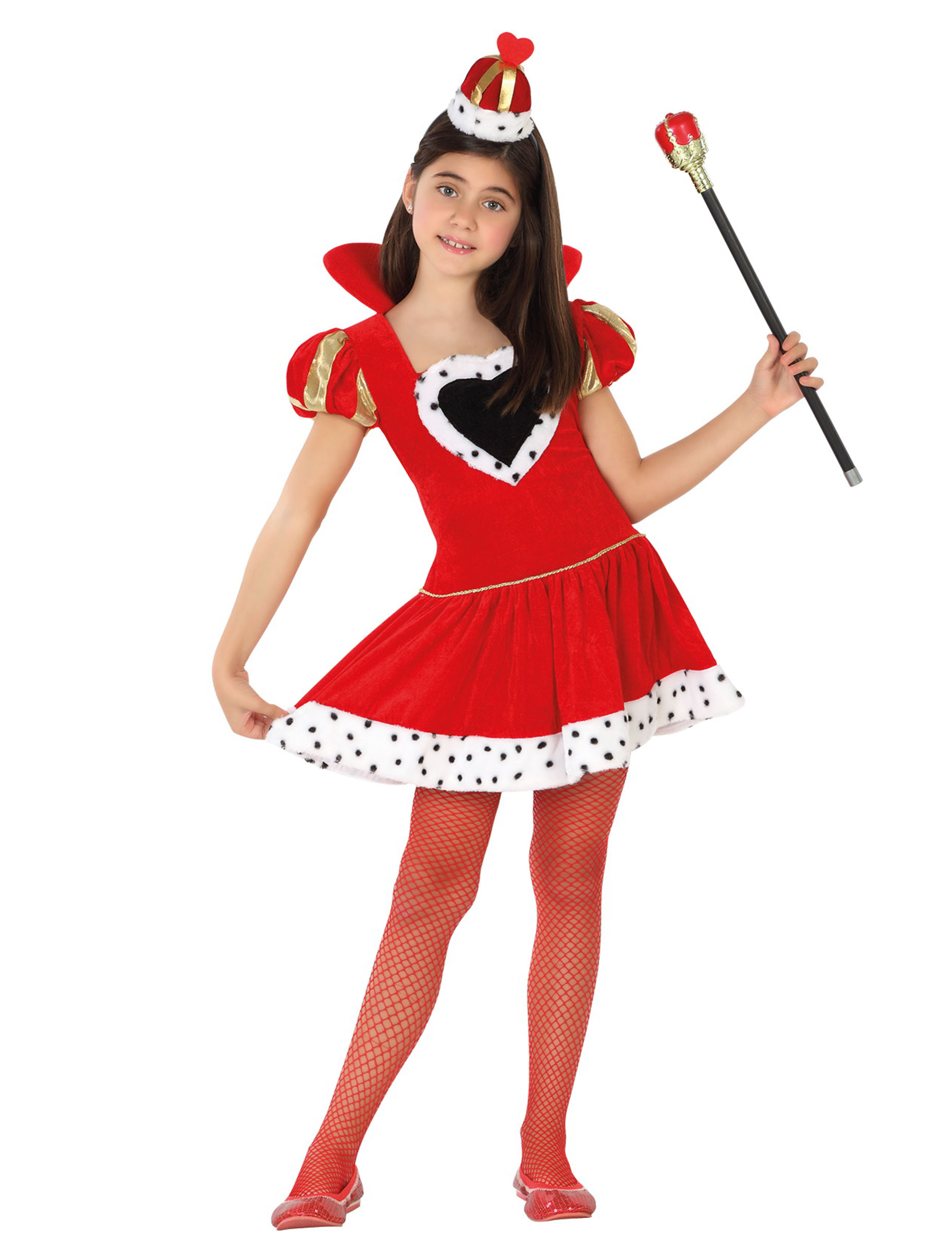 Déguisement reine de coeur fille