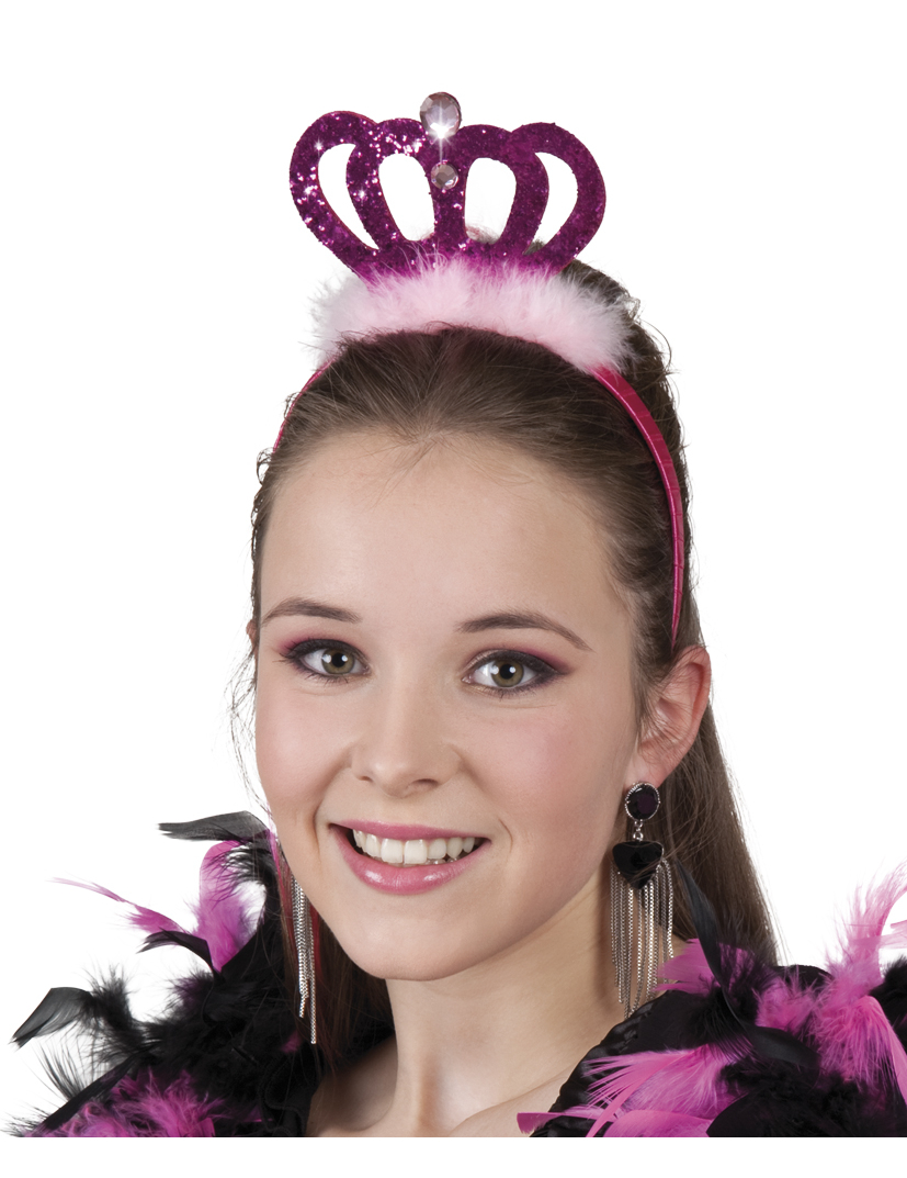 Couronne princesse rose adulte